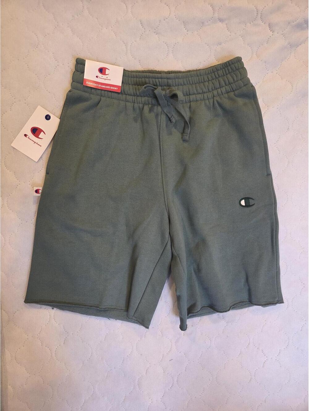 Champion Men's Green Elastic Waistband Shorts XS